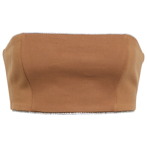 NWT STAUD Lilies Rhinestone Embellished Bandeau Top Size Medium - Picture 4 of 11